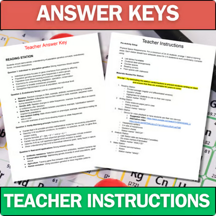 Chemistry Lab Stations Bundle - Engaging No-Prep Activities