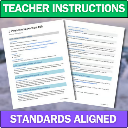 Tides and Gravitational Forces - Engaging Anchoring Phenomena Activity