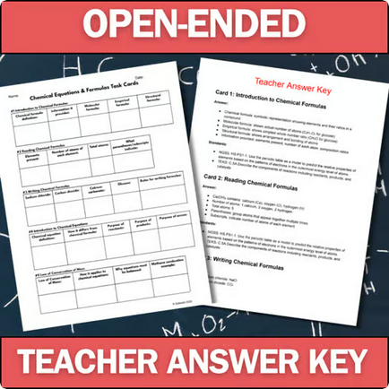 Chemistry Task Cards - Chemical Properties - Printable & Digital