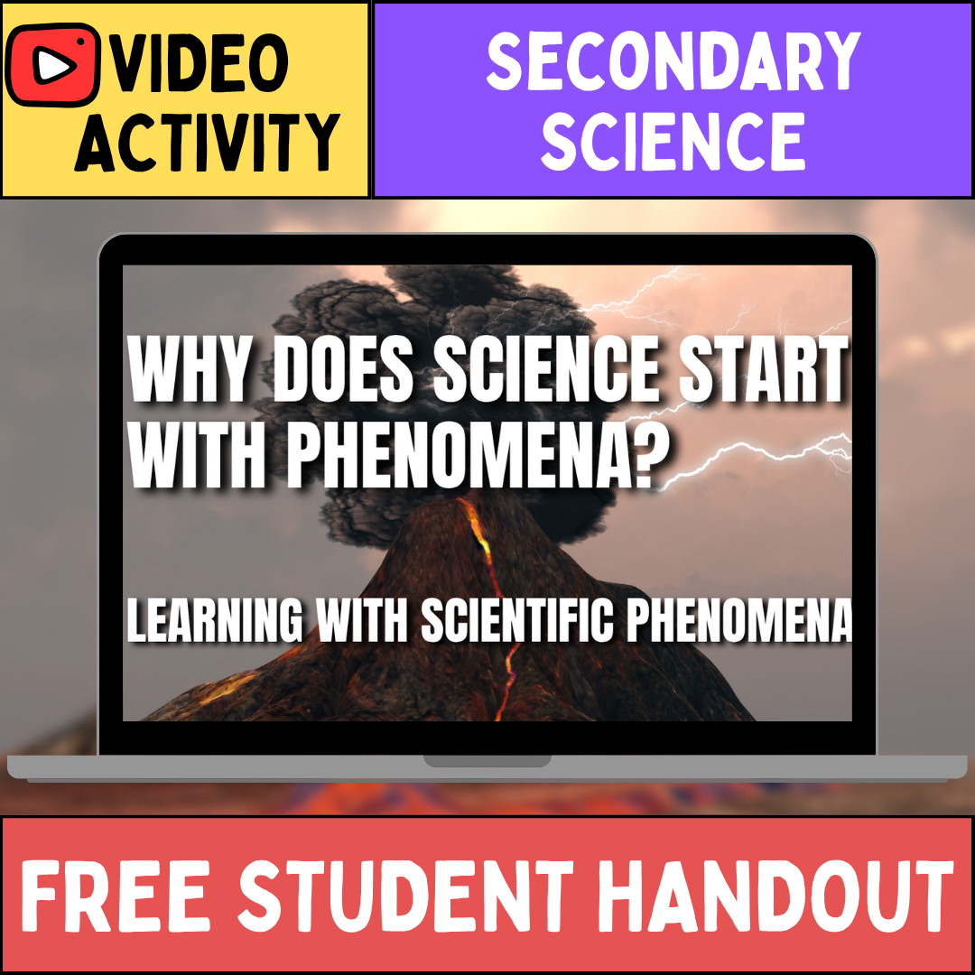 Scientific Phenomena - FREE Video Worksheet - Middle & High School Science 2026