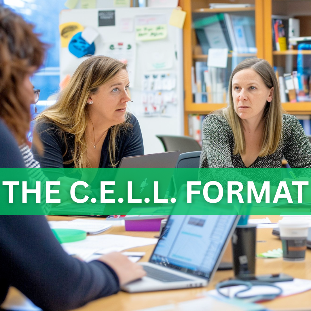 The "C.E.L.L." Format Anchor Any Science Unit or Scientific Phenomena