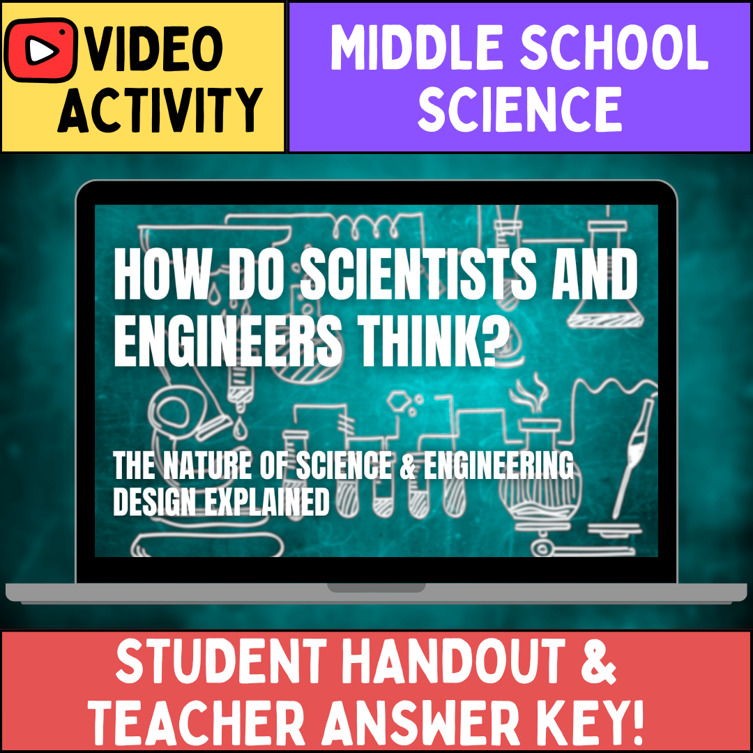 FREE Nature of Science & Engineering Design Worksheet | Middle & High School Science for 2026