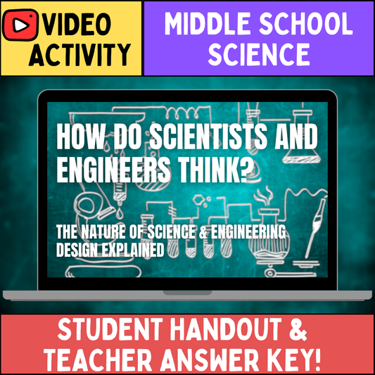 FREE Nature of Science & Engineering Design Worksheet | Middle & High School Science for 2026