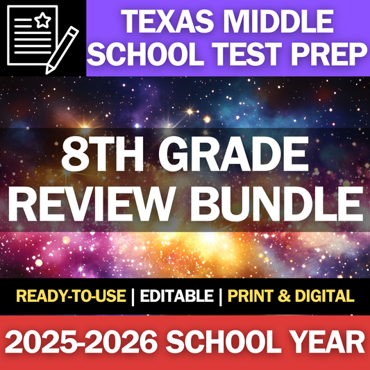 Complete 8th Grade Review Bundle