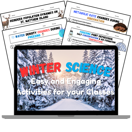 Claim-Evidence-Reasoning Graphing Activities - Middle & High School Science - December 2025