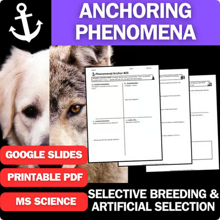 Selective Breeding and Artificial Selection - Unit Anchoring Phenomena Activity
