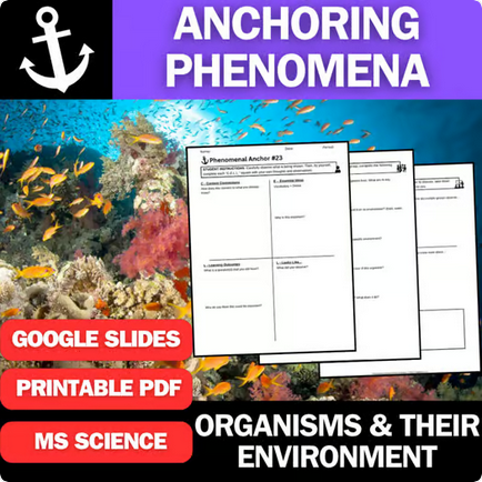 Organisms and Their Environment - Engaging Anchoring Phenomena Activity