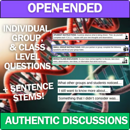 DNA Structure and Function - Engaging Anchoring Phenomena Activity