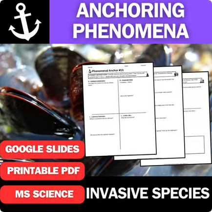 Invasive Species & Their Impacts - Engaging Anchoring Phenomena Activity