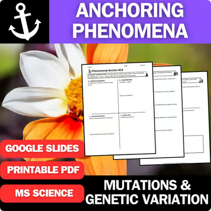 Mutations and Genetic Variation - Engaging Anchoring Phenomena Activity