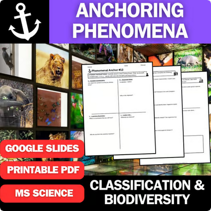 Classification and Biodiversity - Engaging Anchoring Phenomena Activity