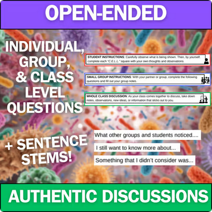 Microorganisms and Disease - Engaging Anchoring Phenomena Activity