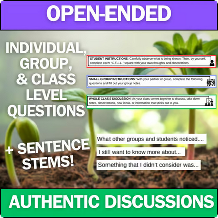 Plant Growth and Development - Engaging Anchoring Phenomena Activity