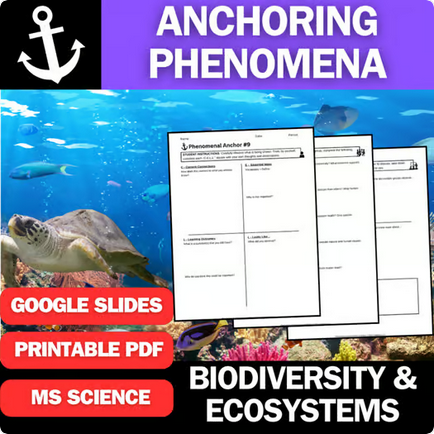 Biodiversity and Ecosystems - Engaging Anchoring Phenomena Activity