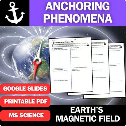 Earth's Magnetic Field - Engaging Anchoring Phenomena Activity