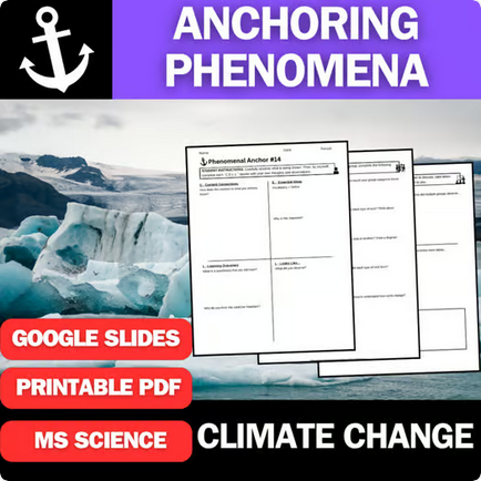 Climate Change - Engaging Anchoring Phenomena Activity
