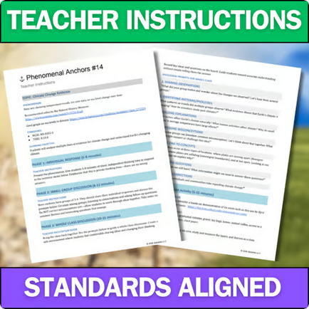 Climate Change - Engaging Anchoring Phenomena Activity