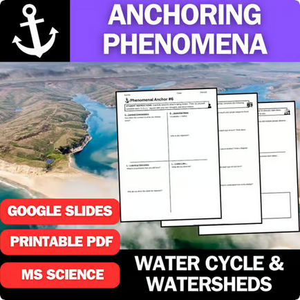 The Water Cycle in Your Watershed - Engaging Anchoring Phenomena Activity